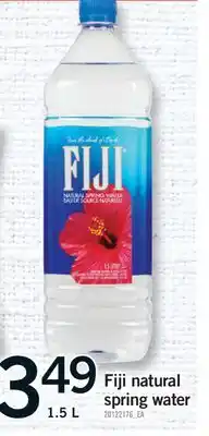 Fortinos FIJI NATURAL SPRING WATER, 1.5 L offer