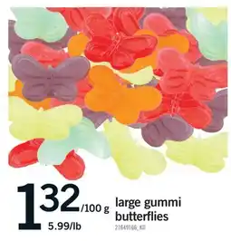 Fortinos LARGE GUMMI BUTTERFLIES offer