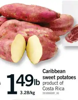 Fortinos CARIBBEAN SWEET POTATOES offer