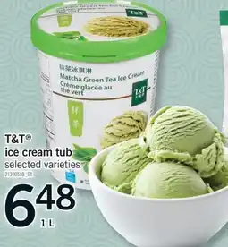 Fortinos T&T ICE CREAM TUB, 1 L offer