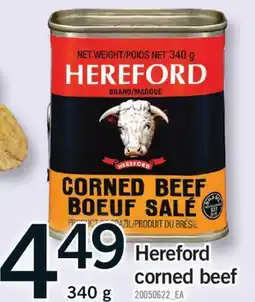 Fortinos HEREFORD CORNED BEEF, 340G offer