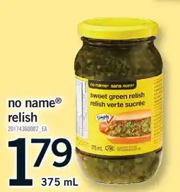 Fortinos NO NAME RELISH, 375 mL offer
