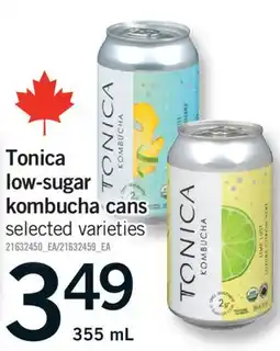 Fortinos TONICA LOW-SUGAR, 355 ML offer