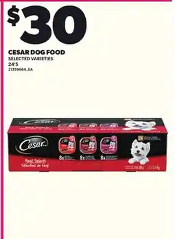 Loblaws CESAR DOG FOOD, 24'S offer