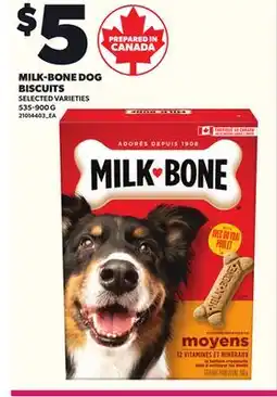 Loblaws MILK-BONE DOG BISCUITS, 535-900 G offer