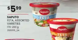 Loblaws SAPUTO FETA, 170-200 g offer