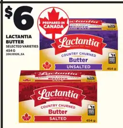 Loblaws LACTANTIA BUTTER, 454 G offer