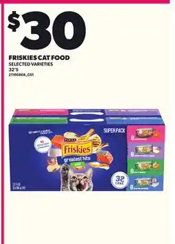 Loblaws FRISKIES CAT FOOD, 32'S offer