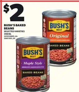 Loblaws BUSH'S BAKED BEANS, 398 ML offer