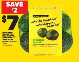 Loblaws NO NAME NATURALLY IMPERFECT AVOCADO, 2.2 LB offer