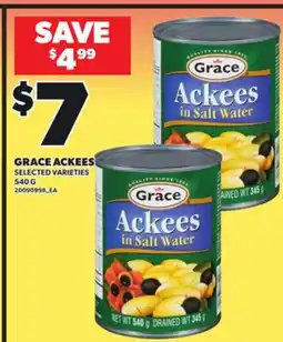 Loblaws GRACE ACKEES, 540 G offer
