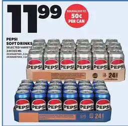 Loblaws PEPSI SOFT DRINKS, 24X355 ML offer