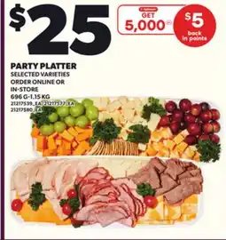 Loblaws PARTY PLATTER, 696 G-1.15 KG offer