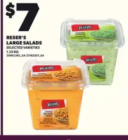 Loblaws RESER'S LARGE SALADS, 1.25 KG offer
