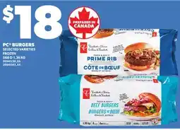 Loblaws PC BURGERS, 568 G-1.36 KG offer