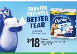 Loblaws CHARMIN BATH TISSUE, 12=48 ROLL, SOFT offer