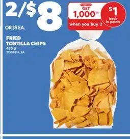 Loblaws FRIED TORTILLA CHIPS, 450 G offer