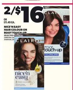 Loblaws NICE'N EASY HAIR COLOUR OR ROOT TOUCH-UP offer