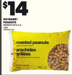 Loblaws NO NAME PEANUTS, 2 KG offer