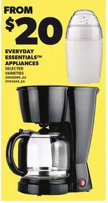 Loblaws EVERYDAY ESSENTIALS APPLIANCES offer
