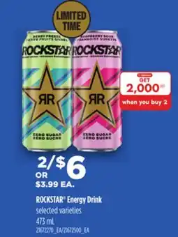 Loblaws ROCKSTAR ENERGY DRINK, 473 mL offer