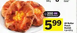 Foodland All Butter Peach Danish offer