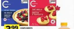 Foodland Compliments Pie Shells, Tart Shells or Phyllo Pastry offer