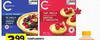 Foodland Compliments Pie Shells, Tart Shells or Phyllo Pastry offer