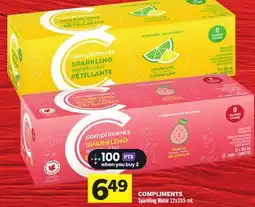 Foodland COMPLIMENTS Sparkling Water offer