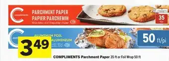 Foodland COMPLIMENTS Parchment Paper offer