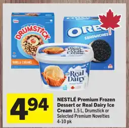Foodland NESTLÉ Premium Frozen Dessert or Real Dairy Ice Cream offer