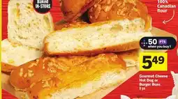 Foodland Gourmet Cheese Hot Dog or Burger Buns offer