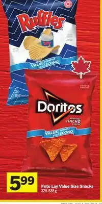 Foodland Frito Lay Value Size Snacks offer