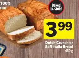 Foodland Dutch Crunch or Soft Italia Bread offer