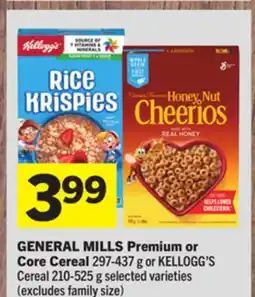 Foodland GENERAL MILLS Premium or Core Cereal offer