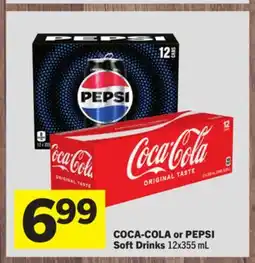 Foodland COCA-COLA or PEPSI Soft Drinks offer