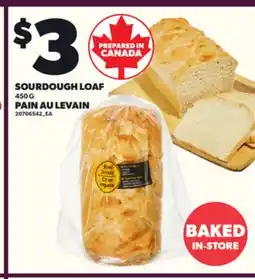 Independent Grocer SOURDOUGH LOAF, 450 G offer