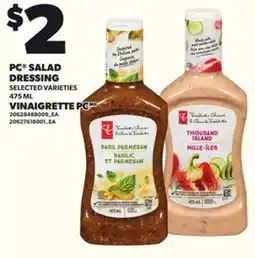 Independent Grocer PC SALAD DRESSING, 475 ML offer