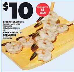 Independent Grocer SHRIMP SKEWERS offer