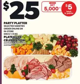 Independent Grocer PARTY PLATTER | PLATEAU DE CÉLÉBRATION, 696 G-1.15 KG offer