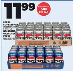 Independent Grocer PEPSI SOFT DRINKS, 24X355 ML offer