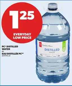 Independent Grocer PC DISTILLED WATER, 4 L offer