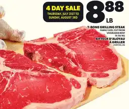 Independent Grocer T-BONE GRILLING STEAK offer