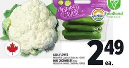 Metro CAULIFLOWER MINI CUCUMBERS offer