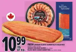 Metro FRESH CANADIAN ATLANTIC SALMON FILLETS VALUE PACK offer