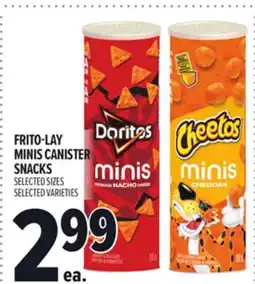 Metro FRITO-LAY MINIS CANISTER SNACKS offer
