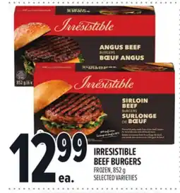 Metro IRRESISTIBLE BEEF BURGERS offer