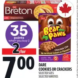 Metro DARE COOKIES OR CRACKERS offer