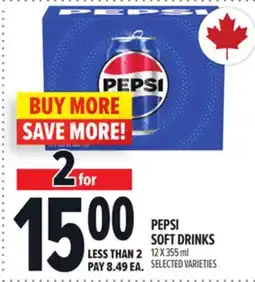 Metro PEPSI SOFT DRINKS offer