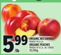Metro ORGANIC NECTARINES offer